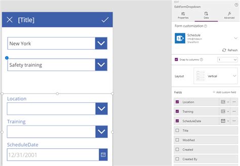 For example I want to show field two when someone selects change in the field one dropdown. . Powerapps onchange dropdown update another field
